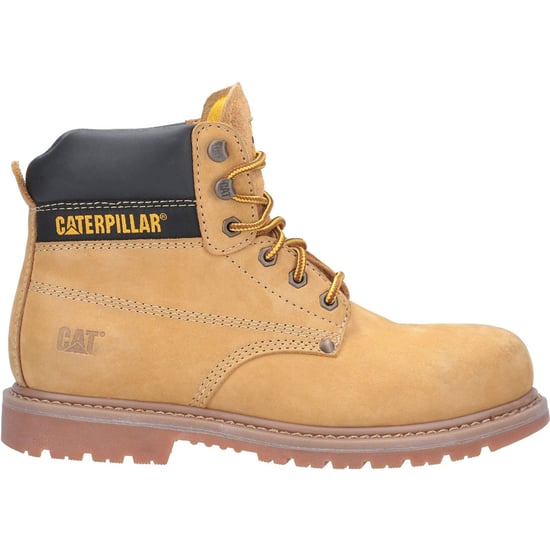 Caterpillar Powerplant Nubuck Honung Bred Passform Säkerhetsstövlar - Image 4