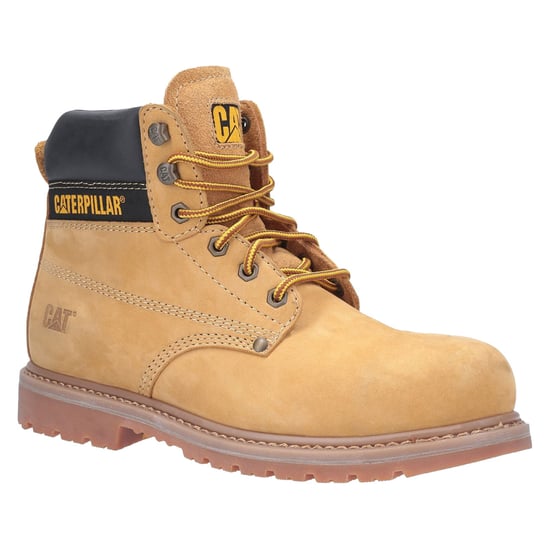 Caterpillar Powerplant Nubuck Honung Bred Passform Säkerhetsstövlar - Image 5