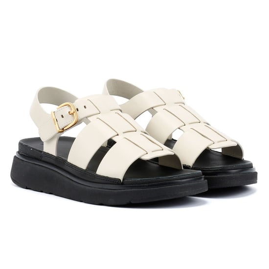 FitFlop GEN-FF Vissers Leren Dames Paris Beige Sandalen - Image 1