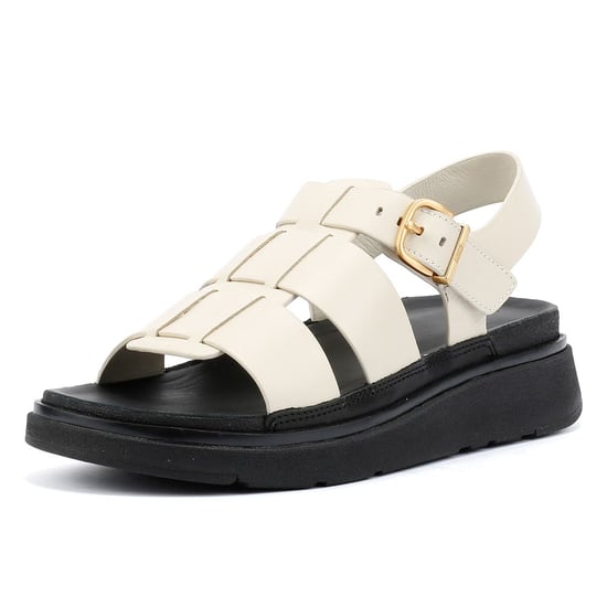 FitFlop GEN-FF Vissers Leren Dames Paris Beige Sandalen - Image 3