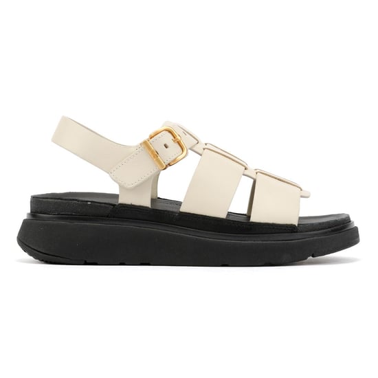 FitFlop GEN-FF Vissers Leren Dames Paris Beige Sandalen - Image 5