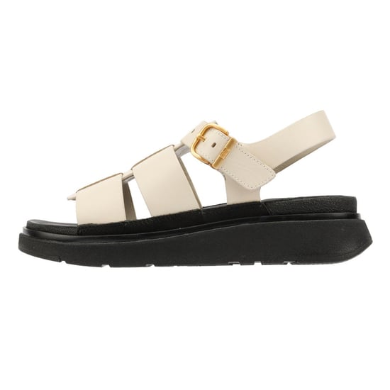 FitFlop GEN-FF Vissers Leren Dames Paris Beige Sandalen - Image 6