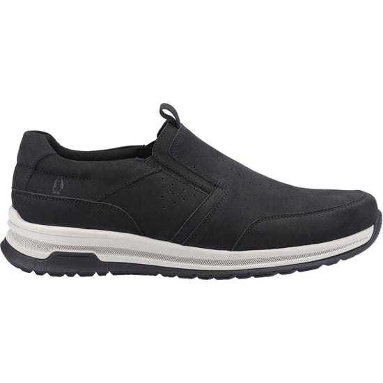 Hush Puppies Cole Leather Men's Black Nubuck Loafers - Image 4