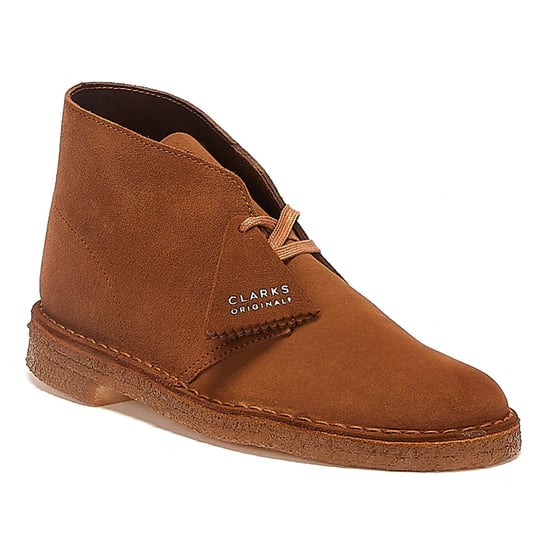Clarks Desert Trek Suede Mens Cola Boots - Image 2