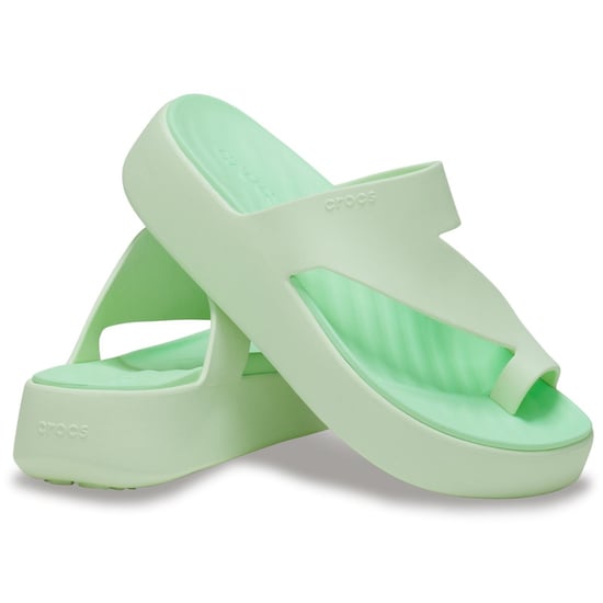 Crocs Getaway Plattform Thermoplast Kvinnors Jade Färgad Sandaler - Image 3