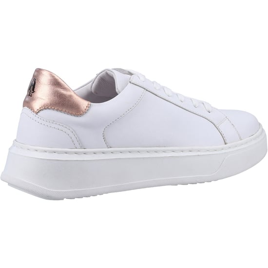 Hush Puppies Camille Leather Damskor Vit Träningsskor - Image 2