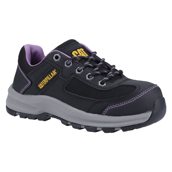 Caterpillar Elmore PVC Svart Bred Passform / Lilac Säkerhetsskor - Image 5