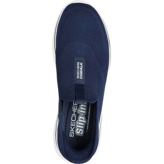 Skechers Skechers Slip-ins: GO WALK 7 - Easy On 2 Mesh Men's Navy Trainers - Image 3