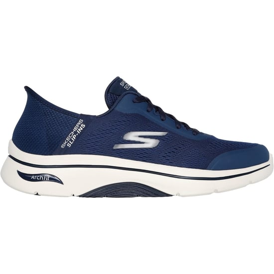 Skechers Arch Fit 2.0 Simplicity 2 Textile Men's Navy Trainers - Image 5