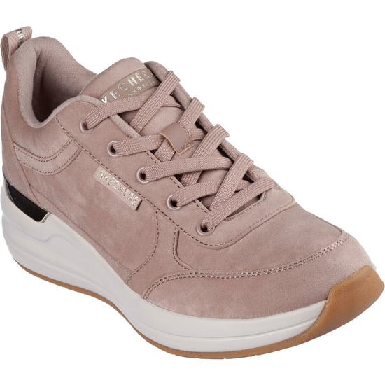 Skechers Billion 2 Prissy N Plush Textil Damsneakers i Taupe - Image 1