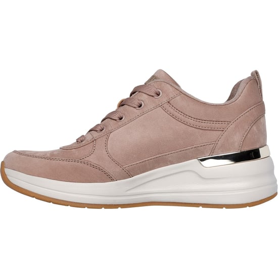 Skechers Billion 2 Prissy N Plush Textil Damsneakers i Taupe - Image 4