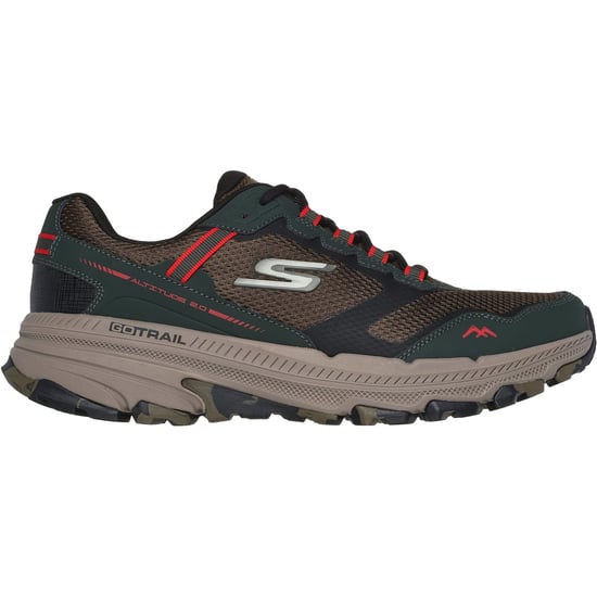 Skechers Performance GO RUN Trail Altitude 2.0 Marble Rock 3 Läder Herr Olive/Black Träningsskor - Image 5