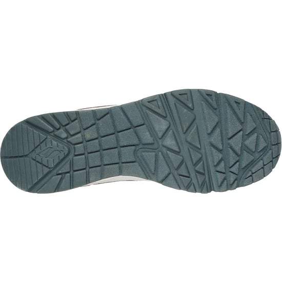 Skechers Uno - Retro One Leather Men's White/Grey Trainers - Image 2