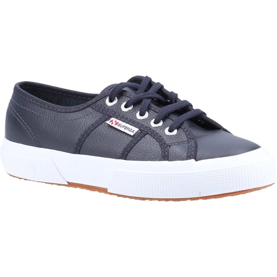 Superga 2750 Leren Heren Blauw Navy Trainers - Image 1