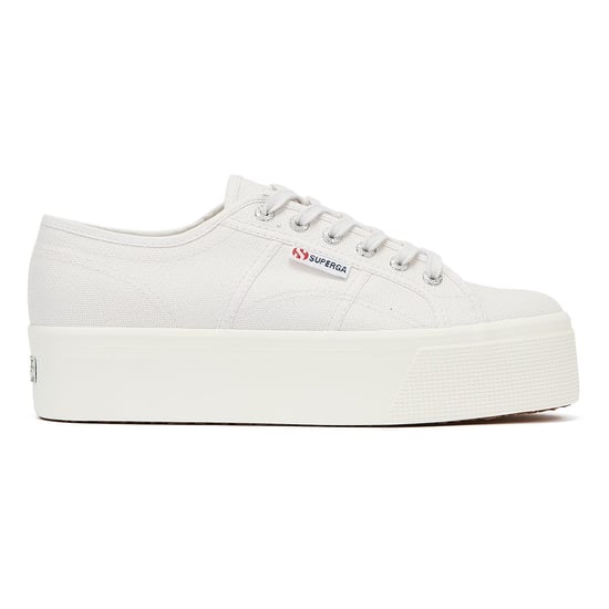 Superga Classic Flatforms 2790 Womens Grey Trainers - Image 5