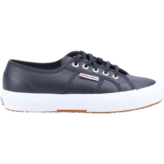 Superga 2750 Leren Heren Blauw Navy Trainers - Image 4