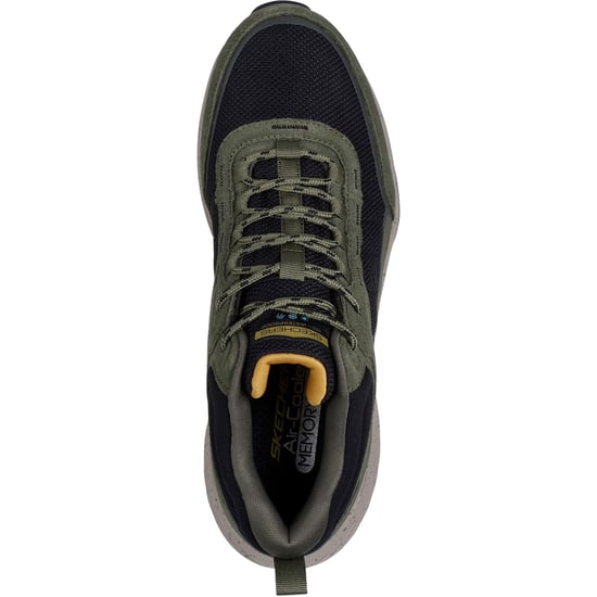 Skechers Bounder Rse Läder Herr Olive/Black Vandringsskor - Image 3