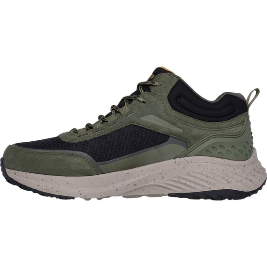 Skechers Bounder Rse Läder Herr Olive/Black Vandringsskor - Image 4