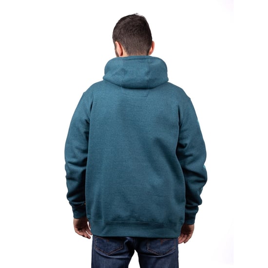 Caterpillar Handelsmerk Banner Katoenen Heren Blauwe Hoodie Sweatshirt - Image 2