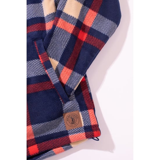 Hard Yakka CHECK ZOODIE Womens Sweatshirt Blue - Image 4