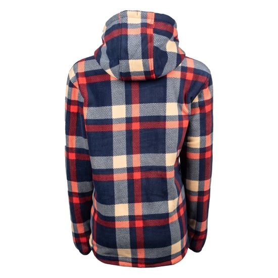 Hard Yakka CHECK ZOODIE Womens Sweatshirt Blue - Image 6