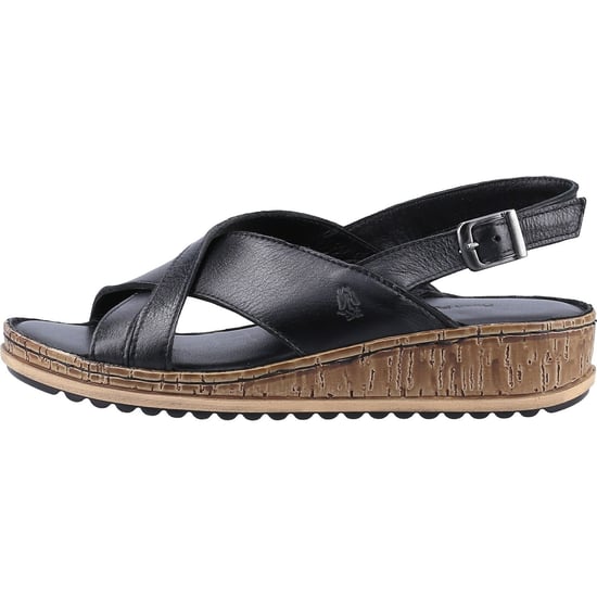 Hush Puppies Dam Elena Cross Over Wedge Sandaler - Image 5