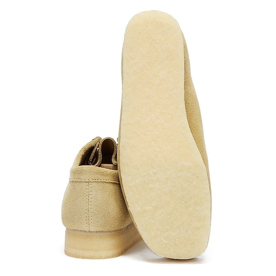 Clarks Wallabee Mens Maple Shoes - (Beige) - Image 4