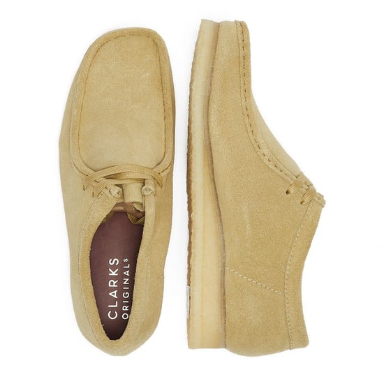Clarks Wallabee Mens Maple Shoes - (Beige) - Image 6