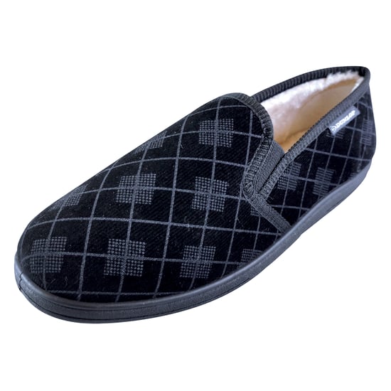 DUNLOP - HEREN PLUCHEN FUR GEVOERDE ZACHTE MEMORY FOAM PLAID GEKOSTE MUFFEN MET HARDEN ZOOL - Image 4