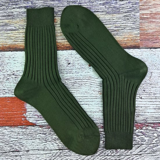 2 Pairs Mens 100% Cotton Breathable Walking Hiking Boot Socks - Image 3