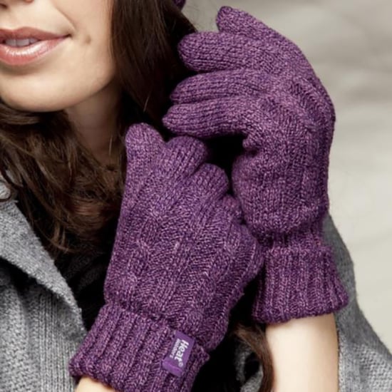 Heat Holders - Womens Cable Knit 2.3 tog Gloves for Winter - Image 4