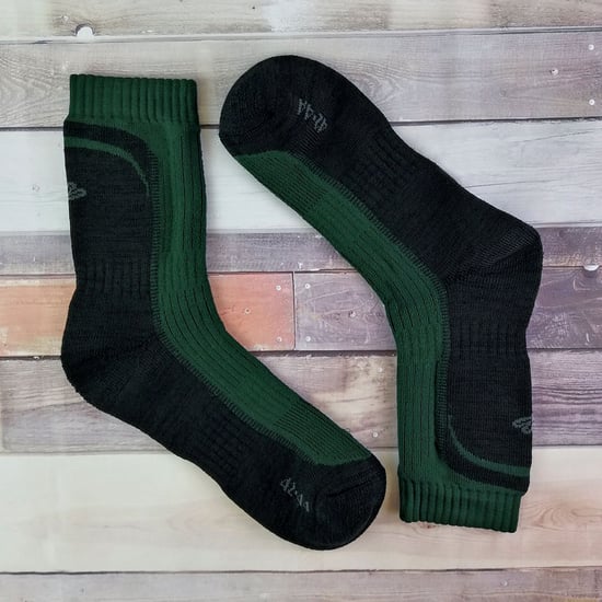 Mens Reinforced Heel and Toe Merino Wool Hiking Socks for Boots - Image 3