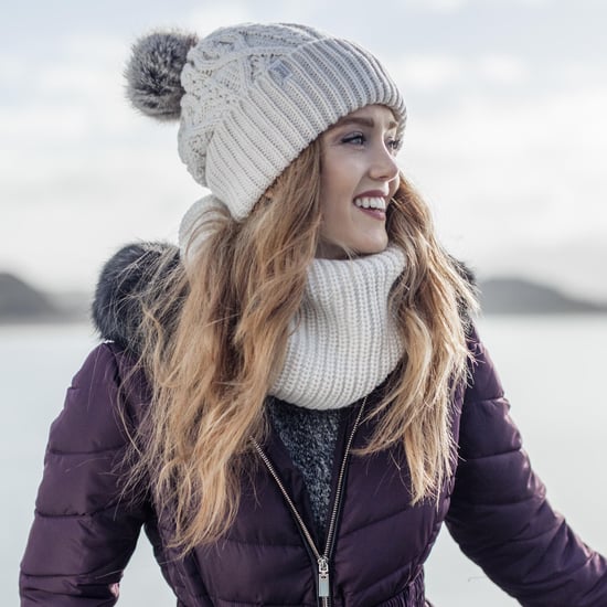 Ladies Thick Winter Warm Fleece Lined Chunky Knit Thermal Neck Warmer - Image 3
