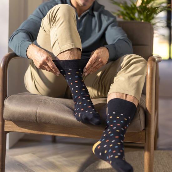 Gentle Grip - 6 Pairs Mens Gentle Grip Non Elastic Socks - MGG549 - Image 5