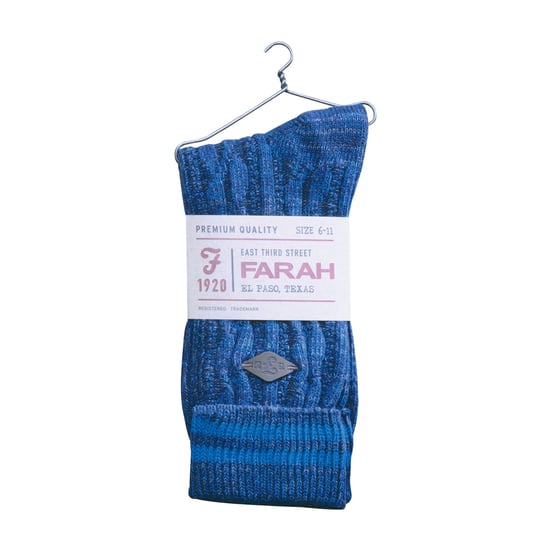 2-pack Heren Katoenen Kabelgebreide Boot Dress Sokken met Omgeslagen Top - Image 2