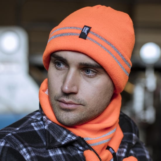 Hatt i orange och gult för herrar med hög synlighet och reflexer - Image 5