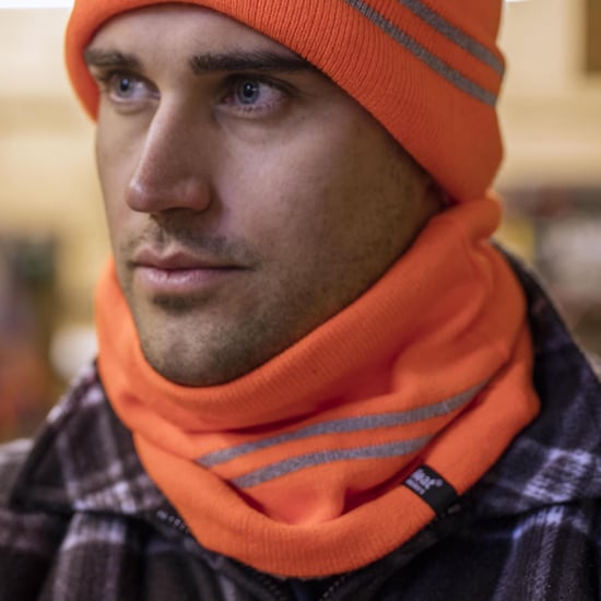 Hatt i orange och gult för herrar med hög synlighet och reflexer - Image 5