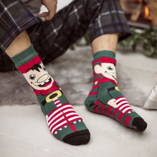 Dames kerst antislip thermo pantoffelsokken - De Kerstman - Image 3