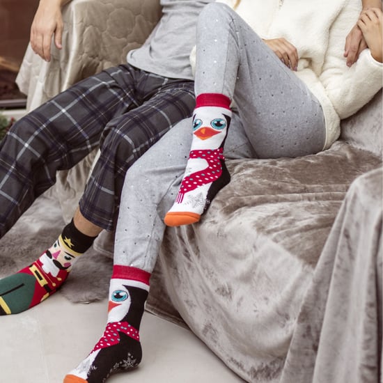 Dames kerst antislip thermo pantoffelsokken - De Kerstman - Image 5