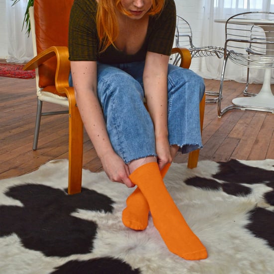 Sock Snob - 6 par enfärgade bomullsstrumpor för damer - Image 5