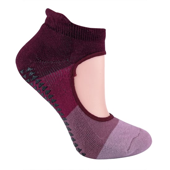 2 Pairs Ladies Non Slip Grip Low Cut Invisible Pilates Yoga Socks - Image 3