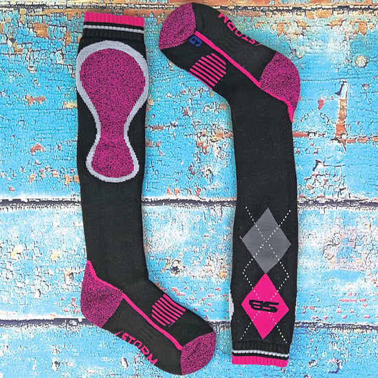 Ladies Knee High Long Cotton Horse Riding Equestrian Boot Socks - Image 3