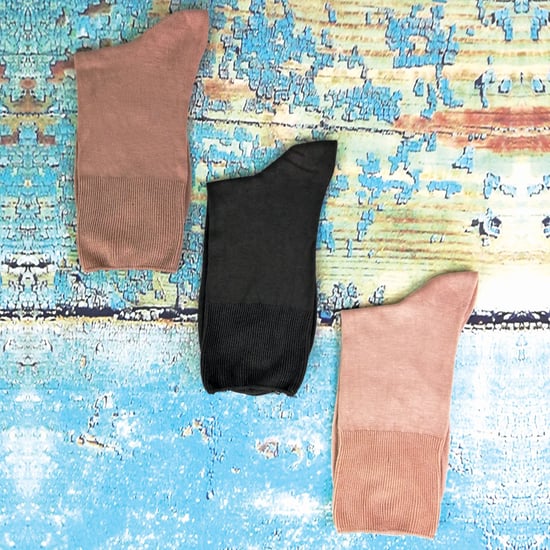 3 Pairs Ladies Anti Odour Loose Wide Top Non Elastic Bamboo Socks - Image 4