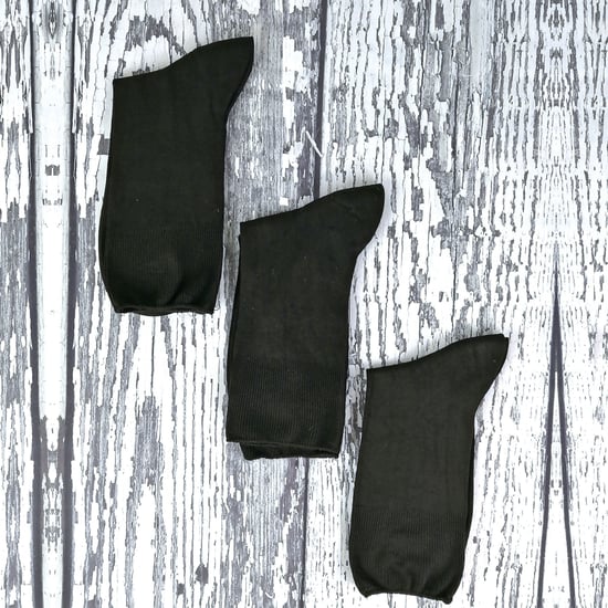 3 Pairs Ladies Anti Odour Loose Wide Top Non Elastic Bamboo Socks - Image 5