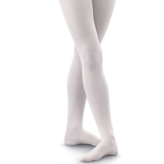 Sock Snob - 1 paar balletpanty's met voet voor volwassenen - Wit - Image 4