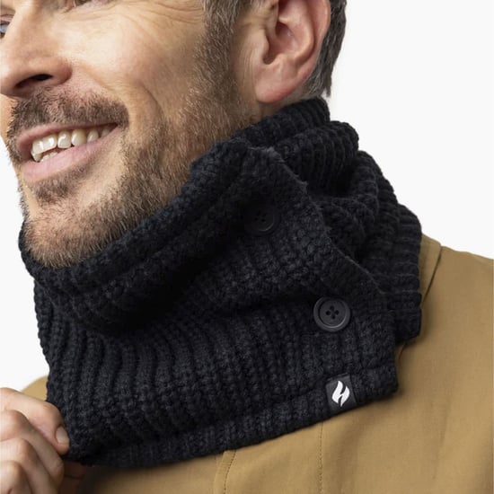 Heat Holders - Värmande halsvärmare i fleece för damer, snodd med knapp - Image 4