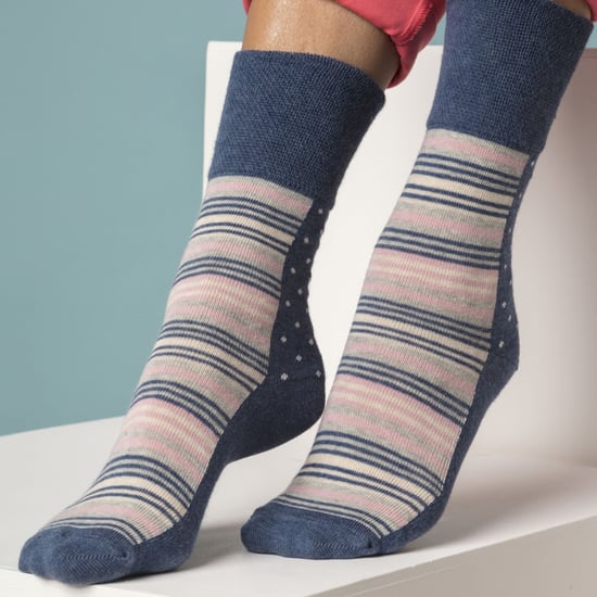 Gentle Grip - 6 Pairs Ladies Gentle Grip Non Elastic Socks - SOLRH219 - Image 3