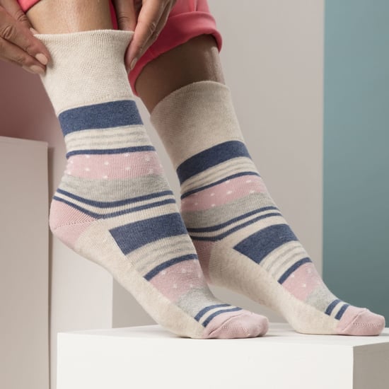 Gentle Grip - 6 Pairs Ladies Gentle Grip Non Elastic Socks - SOLRH219 - Image 4