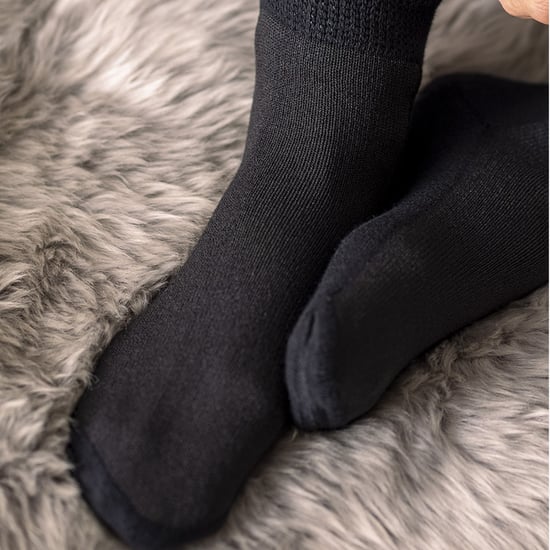 3 Pack Extra Wide Cotton Diabetic Kids Socks - Image 3