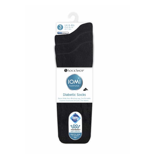 3-Pack Extra Brede Katoenen Diabetische Kids Sokken - Image 2